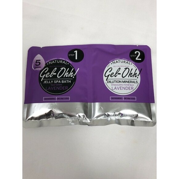 AVRY BEAUTY Jelly Pedicure Pedi Spa Foot Bath Set of 1 & 2** Lavender**